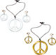 Carnival Necklace Gold 3pcs