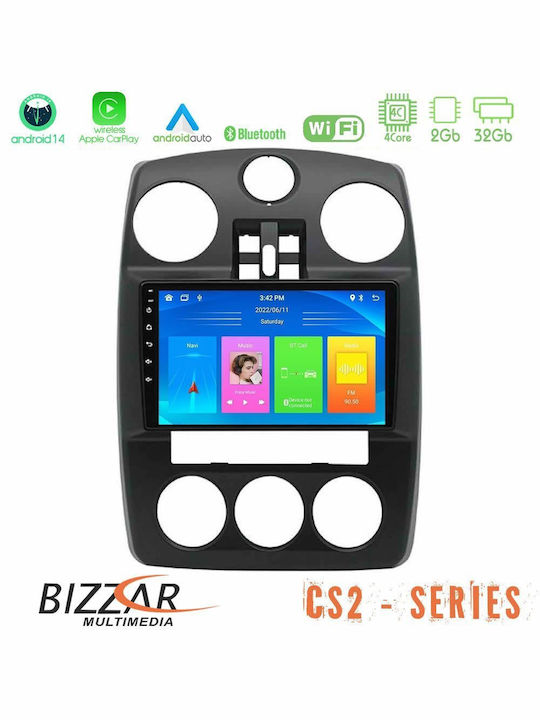 Bizzar Car Audio System Chrysler PT Cruiser 2000-2005 (Bluetooth/USB/AUX/WiFi/GPS/Apple-Carplay/Android-Auto)