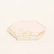 Hexagonal Coaster Beige Gold 9 X 10 X 1.2 Cm 88...
