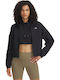 Woven Women's Short Lifestyle Jacket for Winter Black