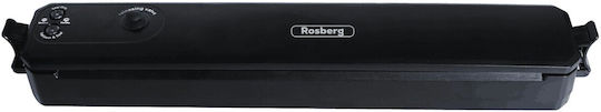 Rosberg R51987f машина за вакуумиране 10 торбички включени 70 W 49 Kpa макс 28 см черна