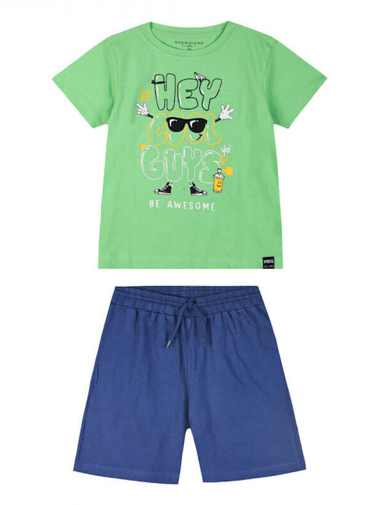 Kids' Set with Shorts Summer 2pcs Blue