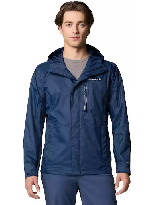 Columbia Pouring Adventure Iii Jacket Navy Blue