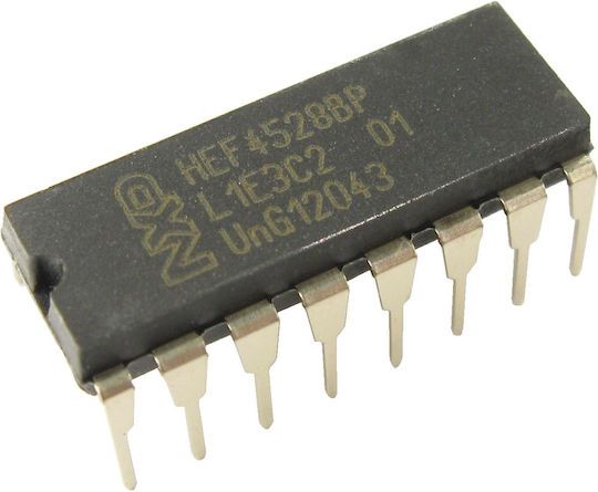 CMOS 4528 HEF4528BP Multivibrator Monostabil Dual Retriggerabil-Resetabil Echivalent cu CD4528B