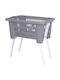 Excellent Houseware Footstool Polypropylene 25x40x60 Cm Blue