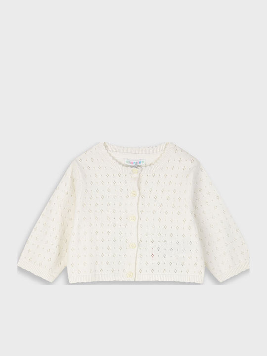 Energiers Kids Cardigan Knitted White