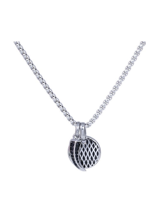 U.S. Polo Assn. Steel Necklace