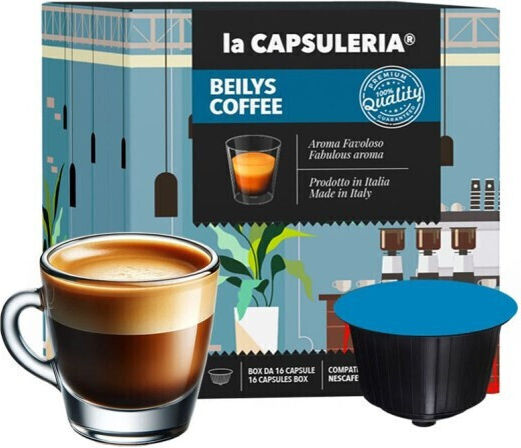 Κάψουλες Καφέ Συμβατές Μηχανές Nespresso 10 Τμχ 50 Irish Coffee Baileys Capsules Compatible Nescafè Dolce Gusto*-la Capsuleria