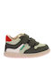 Παιδικά Sneakers με Σκρατς Χακί