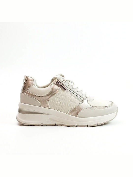 Ideal Shoes Sneakers Beige