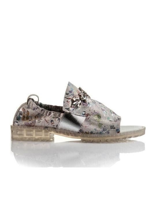 Boxer Daphne Leather Women's Flat Sandals in Gr...