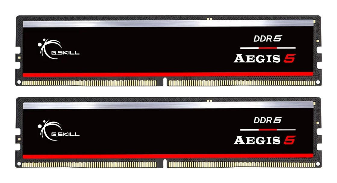 G.Skill Aegis 5 64GB DDR5 RAM με 2 Modules (2x32GB) και Ταχύτητα 5200 για Desktop