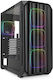 Sharkoon AK5M RGB Gaming Midi Tower Κουτί Υπολο...
