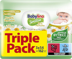 Babylino Sensitive with Chamomile 3x54τμχ Babylino Sensitive with Chamomile 3x54τμχ