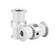 Gt2 Timing Driving Pulley 20 Teeth Bore 8mm Double Head Gear Aluminum Teeth