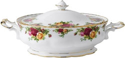 Tocană de legume din porțelan Royal Albert Old Country Roses 1,4 Lt Tocană de legume din porțelan Royal Albert Old Country Roses 1,4 Lt