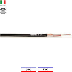 Tasker C124 PVC Audiokabel Flach 2x0,12mm Schwarz Cool 100m Audiokabel Flach 2x0,12mm Schwarz