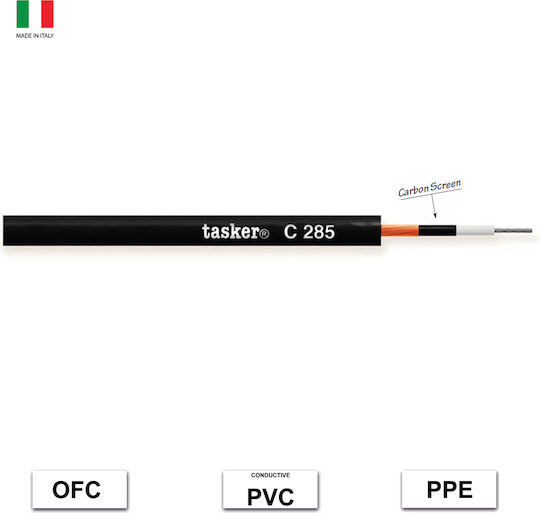 Tasker C285 Pvc Εύκαμπτο Καλώδιο Κιθάρας & Ηλεκτρονικών Μουσικών Οργάνων 1x0.50mm Bulk M Εύκαμπτο Καλώδιο Κιθάρας & Ηλεκτρονικών Μουσικών Οργάνων 1x0.50mm