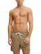Men's Swimwear Shorts Khaki with Patterns
