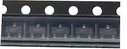 5 Τεμάχια Mmbt3904l Smd Npn Transistors Sot23 Onsemi Marking Code 1am