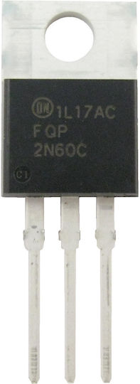 Fqp2n60c 600v 2a 4.7ω N-channel Qfet Mosfet To-220 Onsemi