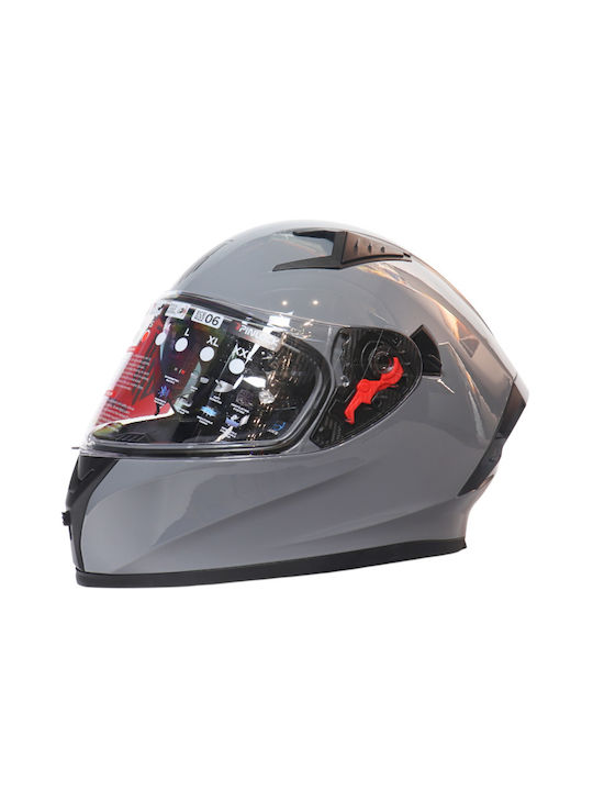 STR GT-1 negru mat Cască Moto Față întreagă ECE 22.06 cu Sunvisor