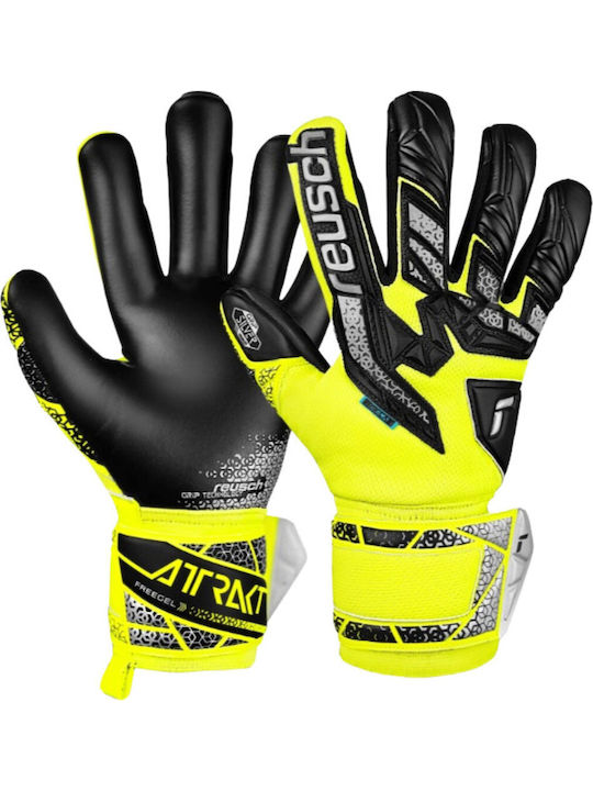 Reusch Attrakt Freegel Γάντια Τερματοφύλακα Ενηλίκων Κίτρινα