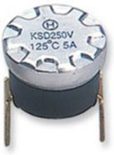 Θερμοστατης Μεταλ.καθ.φ15.8 160°c 10a/250v Blv Nc Hol
