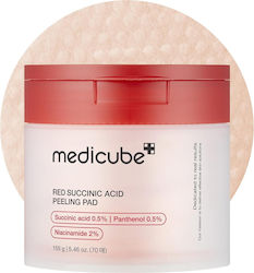 Medicube Red Succinic Acid Toning Pads 70τμχ Medicube Red Succinic Acid Toning Pads 70τμχ