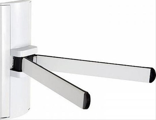 4world Wall Mount Dvd Load 8kg White