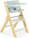 Cangaroo Foldable Highchair & Wooden Seat Mint