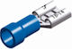 Fully Insulated Male Spade Terminal 0.25-1.5mm² Red 6.3x8mm Pack of 100
