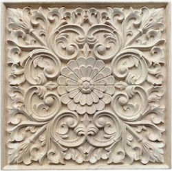 Carved Solid Wood 20x20cm Dhw-625