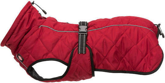 Trixie Minot Red Waterproof Dog Coat XSmall with 30cm Back Length