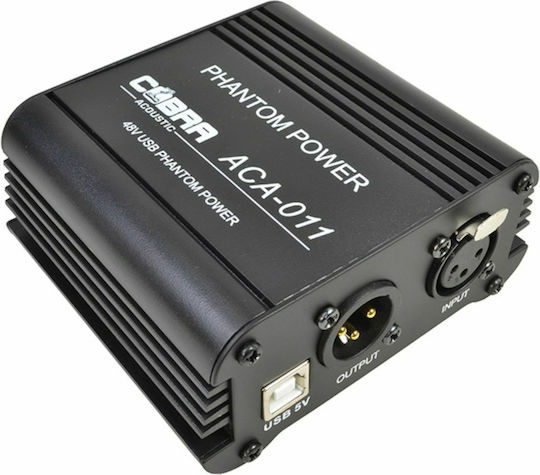 Cobra 48 Volt USB Powered Phantom Power Supply for Condenser Microphones Aca-011