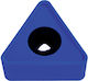 Artsound Flagtbl Abs 39mm Hole Triangular Logo Station Μπλε