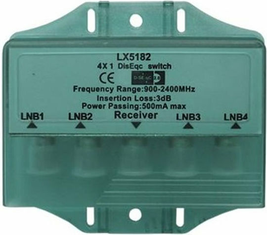 Tech Diseqc Switch 4 X 1 Κουτί Εξωτερικής Χρήσης Tech76-4987-00