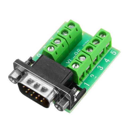 #47028 Terminal Serial Db9 Rs232/485 9 Pin Mufă Mamă Bărbată