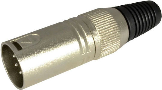 Cobra 5 Pin Male Xlr Dmx Plug Αρσενικό Βύσμα 5 Pin Dmx Xlr Ckx-004