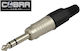 Cobra Stereo 1/4" Male Jack 6.35mm Plug Stereo 1/4" Αρσενικό Καρφί 6.3mm Βύσμα Ckx-007