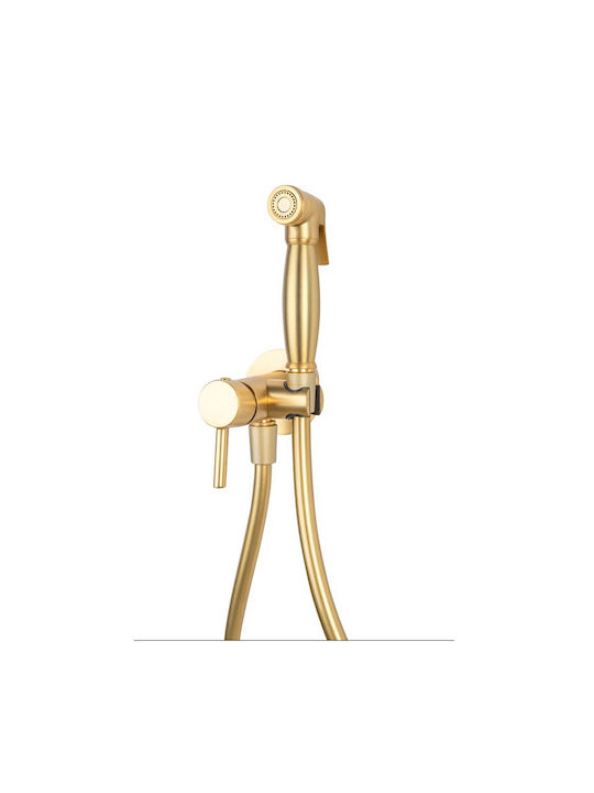 Sphera Wall Mounted Bidet Faucet Gold