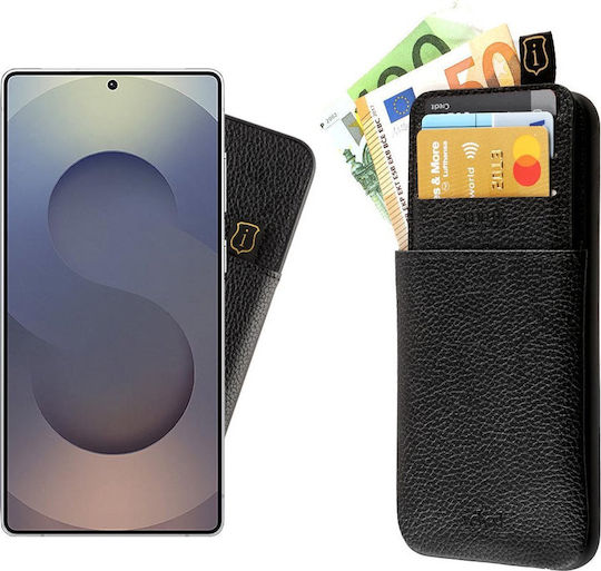 Idol 1991 Anti-rfid Wallet Δερμάτινο Μαύρο (Galaxy S25 Ultra)