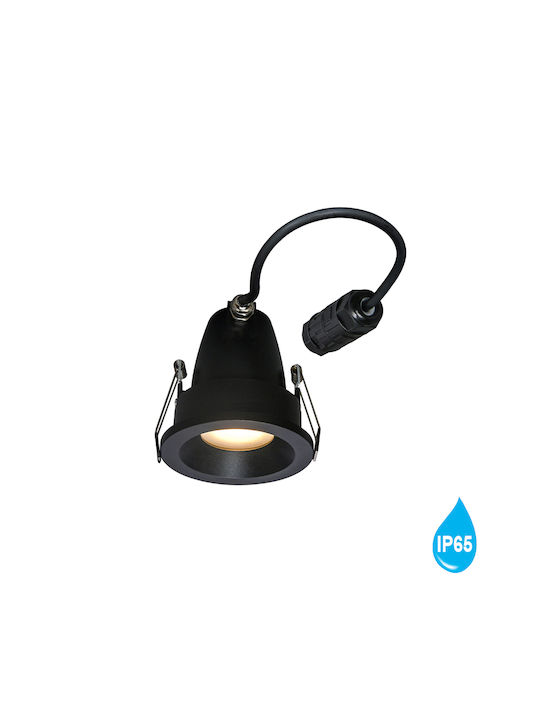 Viokef Metalic Spot Încorporat Negru 95x95cm. 1buc