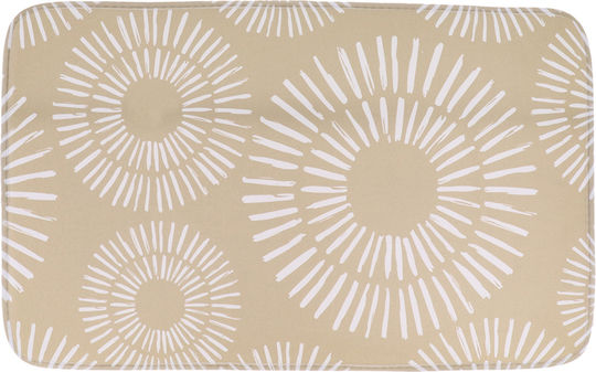 Atmosphera Bath Mat Microfiber Ethnic Spirals 45x75 cm