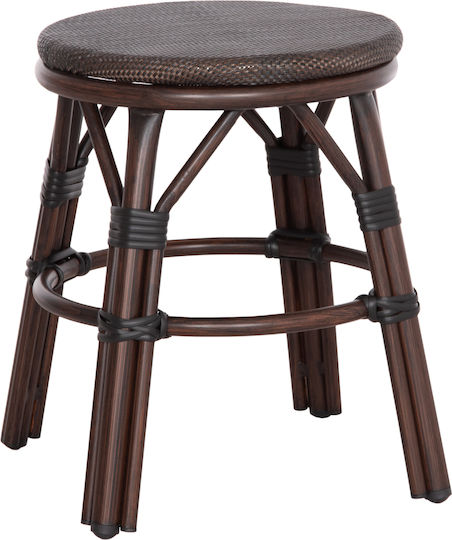 Σκαμνάκι από Αλουμίνιο Bamboo 36x36x46cm Σκαμνάκι από Αλουμίνιο Bamboo 36x36x46cm