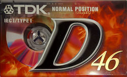 TDK Audiokassette 46 Minuten Typ I Normalposition