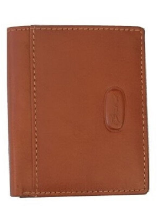 Leather Men's Wallet Cards Tabac Brown