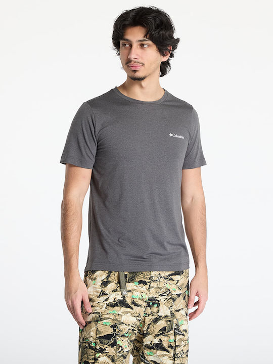 Columbia Hike Back Αθλητικό T-shirt Black Heath...