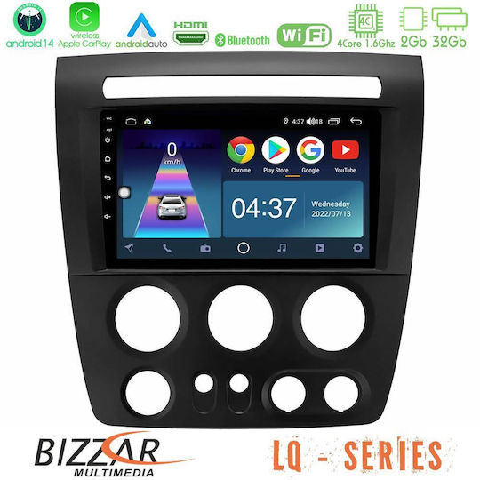 Bizzar Ηχοσύστημα Αυτοκινήτου Hummer H3 2005-2009 (Bluetooth/USB/WiFi/GPS/Apple-Carplay/Android-Auto) με Οθόνη Αφής 9"