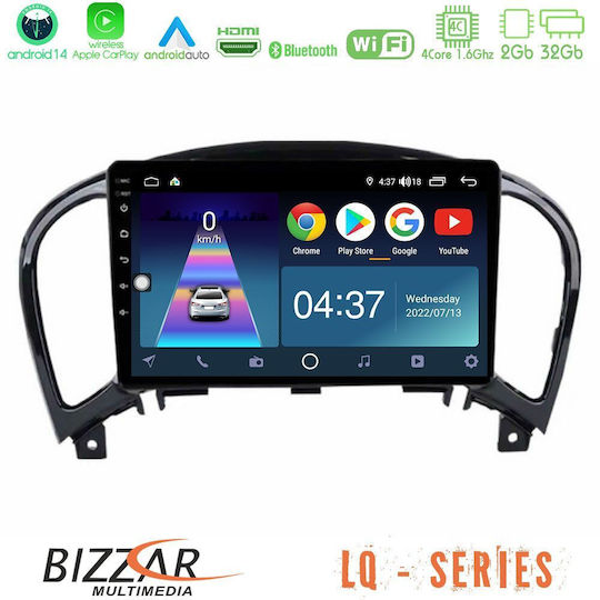 Bizzar Ηχοσύστημα Αυτοκινήτου για BMW F15 Nissan Juke 2019 (Bluetooth/USB/WiFi/GPS/Apple-Carplay/Android-Auto) με Οθόνη Αφής 9"